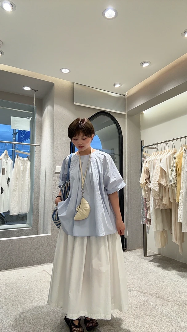 一粒沙海精品宽松百搭半裙392965
