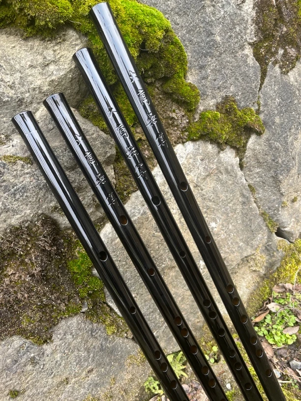 苦竹老料 一物一拍笛子(大漆)