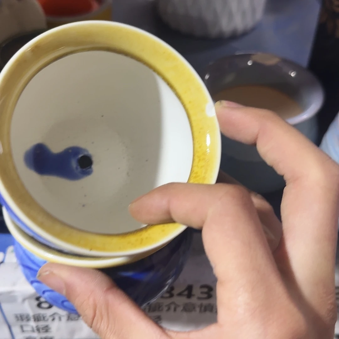 陶瓷2个··订单自动合并·口径误差0.5左右··844小磕碰