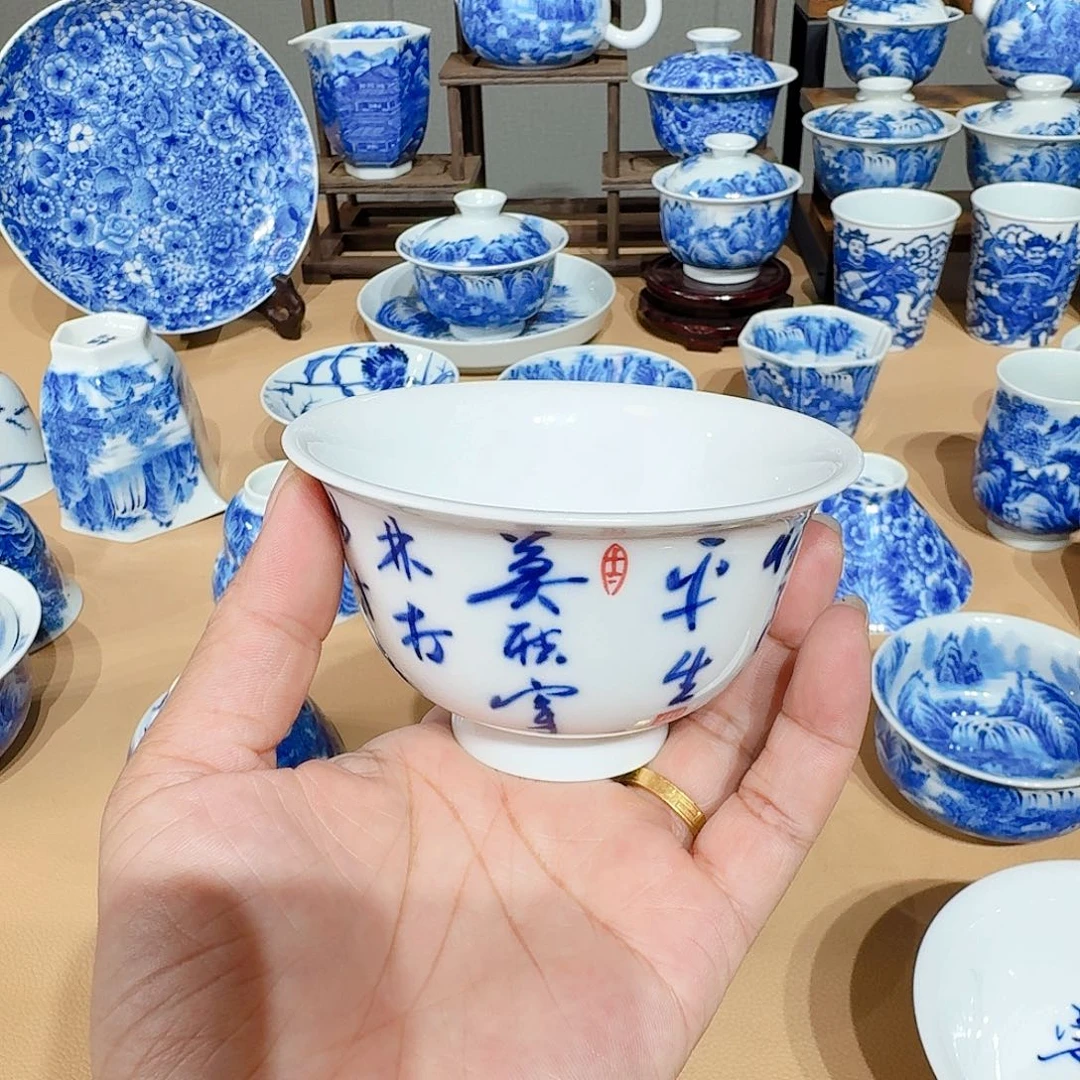 景德镇纯手绘单杯