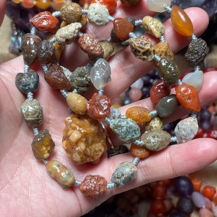 玛瑙/玉髓未镶嵌手链