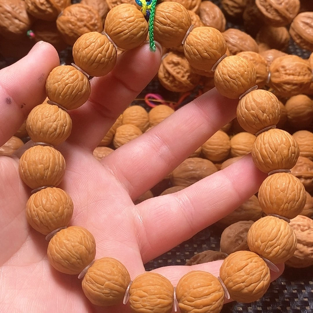文玩核桃手串凤羽手持