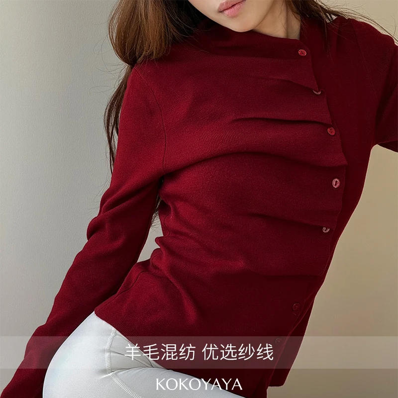 kokoyaya 运动长袖上衣健身服女套装小众设计感训练服瑜伽罩衫