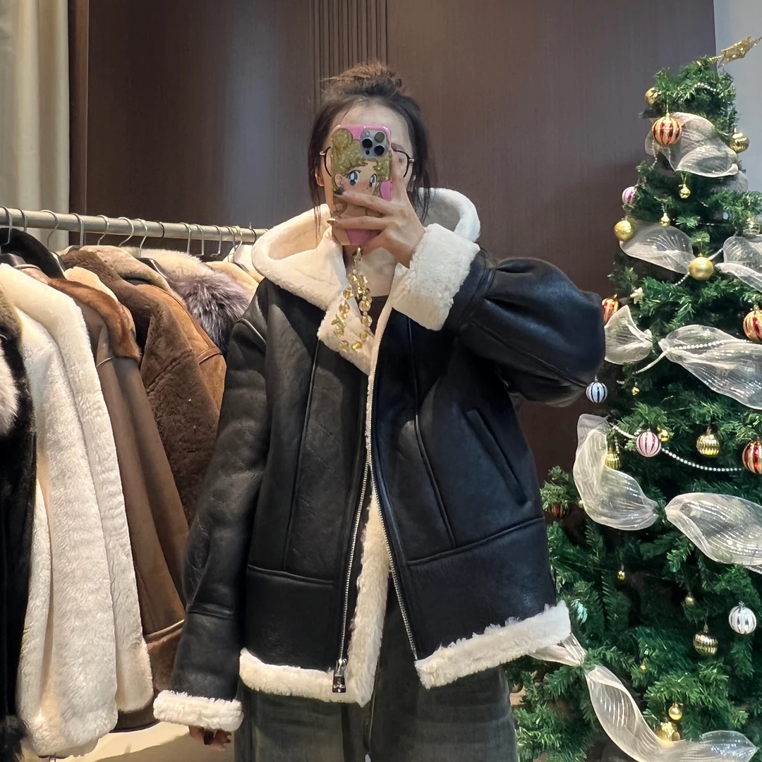 皮毛一体外套清货-10487