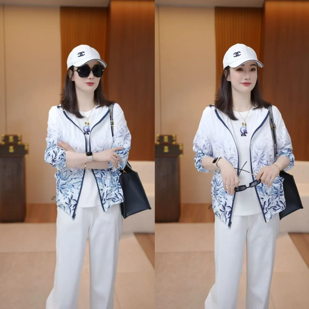 【青花瓷】UPF50+定制防晒轻薄夏季透气防晒外套XY25360