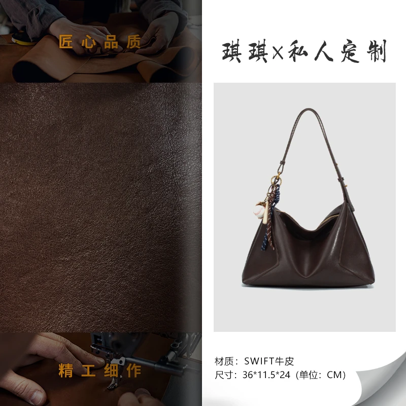 2025新款复古轻奢单肩包百搭设计款斜跨女士包