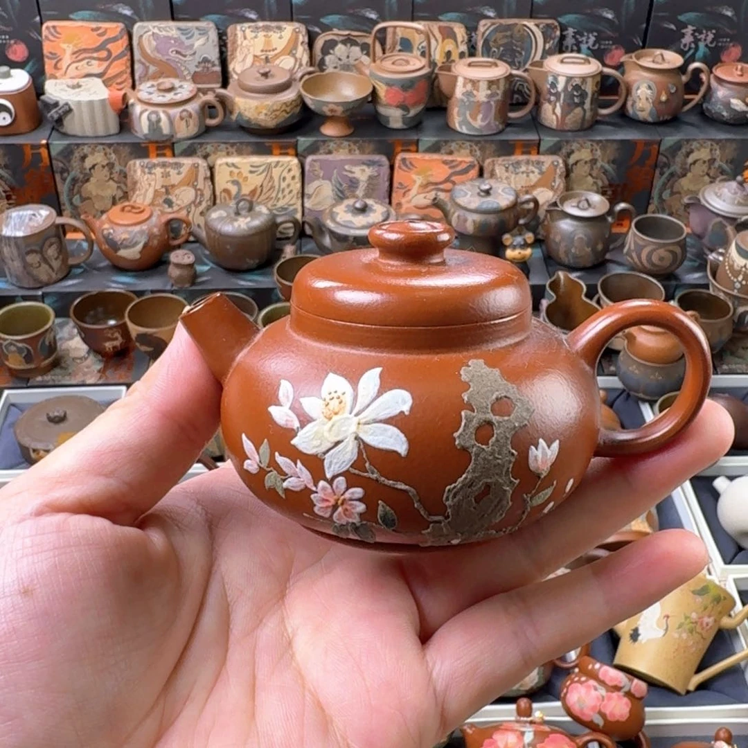 茶壶紫砂130cc原矿精工半手