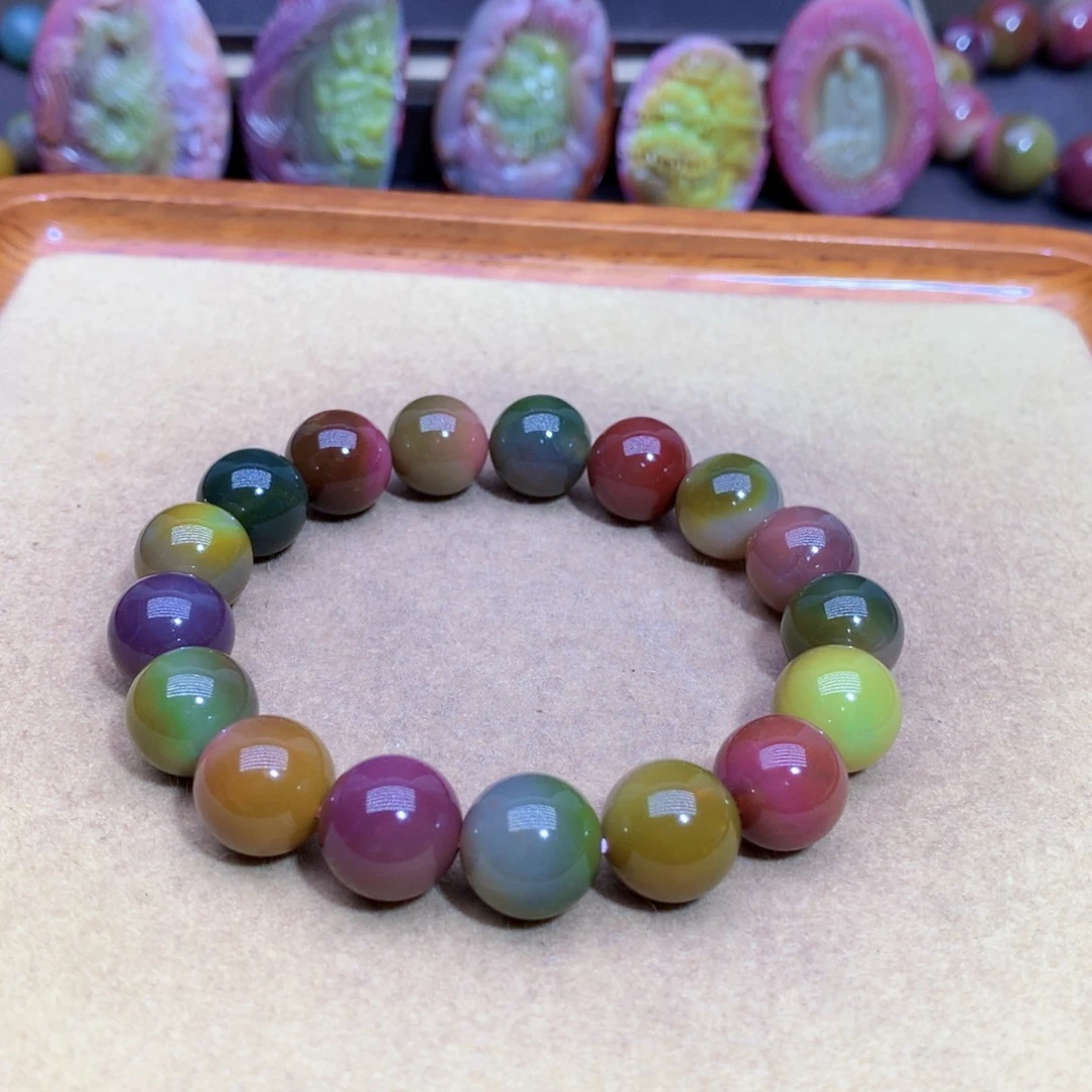 玛瑙未镶嵌手链盐源