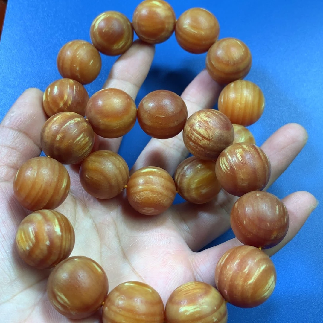 松木瓦**芽琥珀木手串2.0