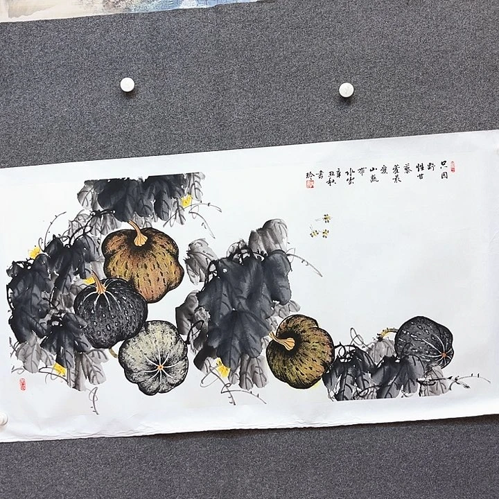 国画新年快乐呀我亲爱儿啊生日快