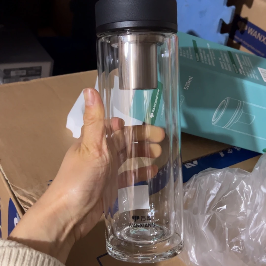 V21s双层玻璃杯520杯套万象