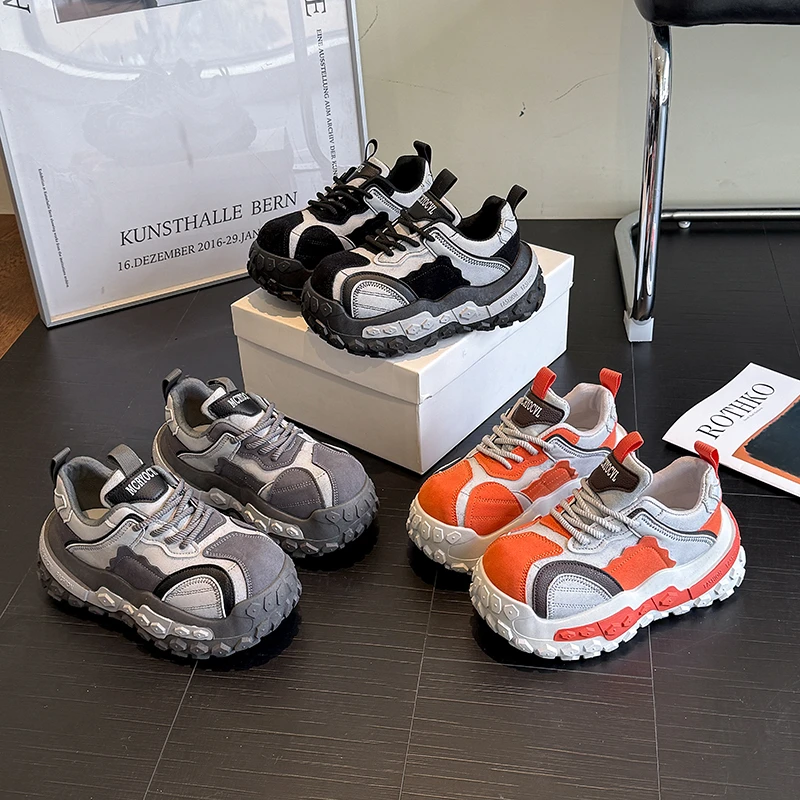 【品牌】2026春款胖丁丁厚底老爹女鞋运动休闲鞋时尚百搭潮鞋6288-6