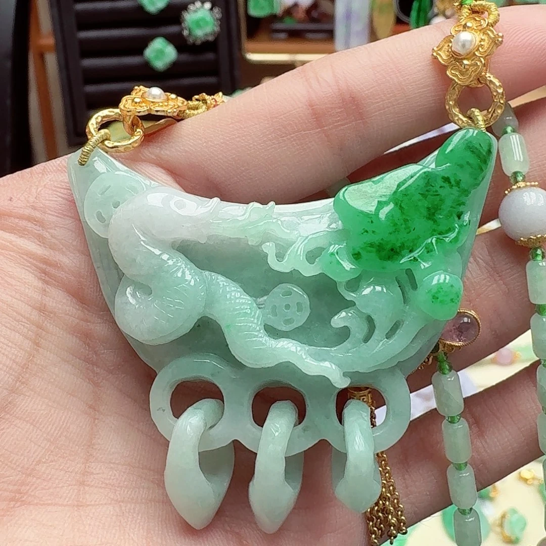 颈饰未镶嵌翡翠翡翠吊坠