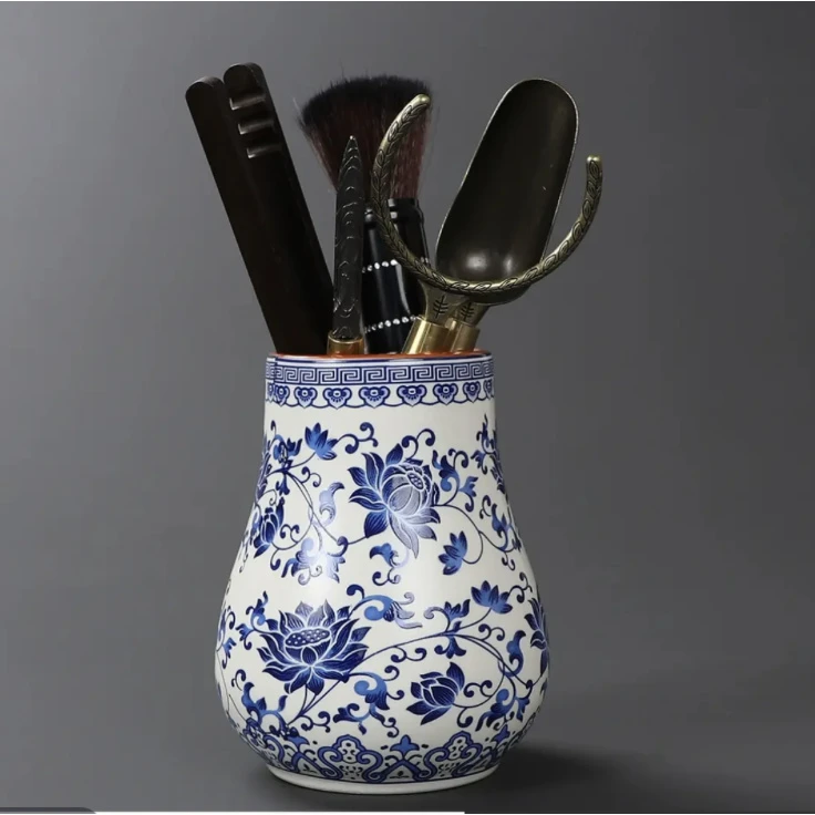 黄汝窑勾藤茶道六君子-1904