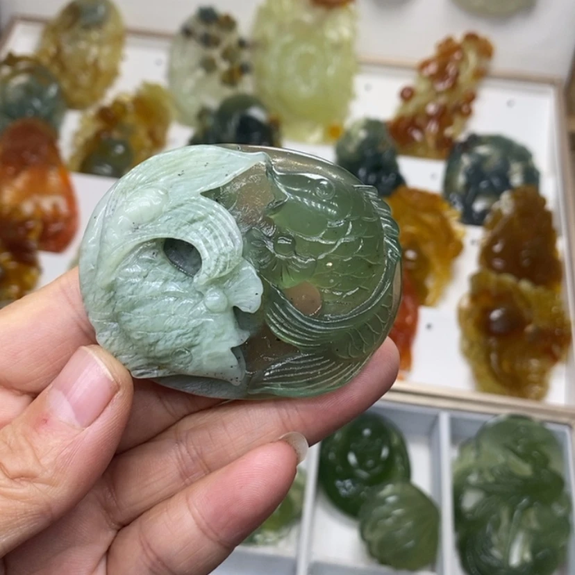 【闪购商品】未镶嵌蛇纹石玉颈饰