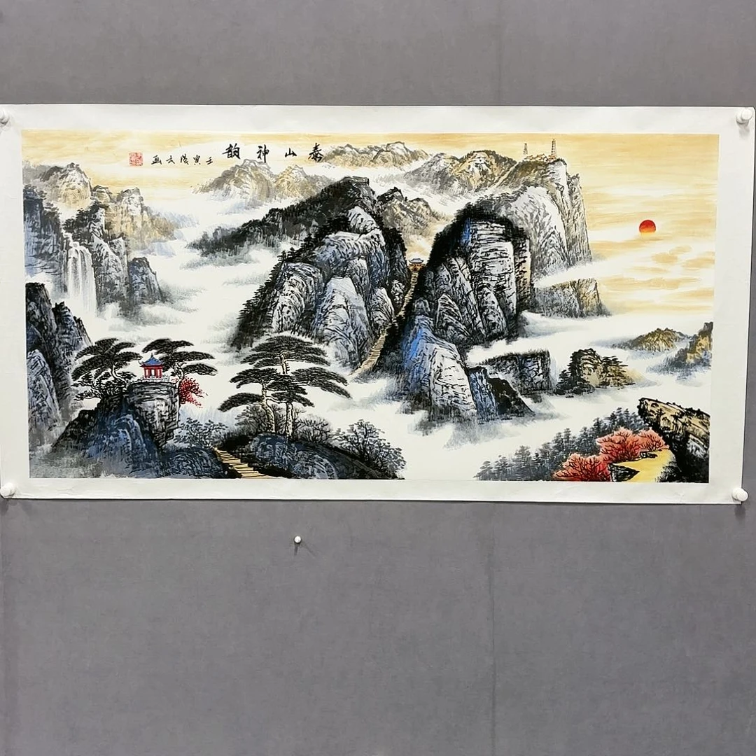 国画国画纯手绘作品请放心去藏