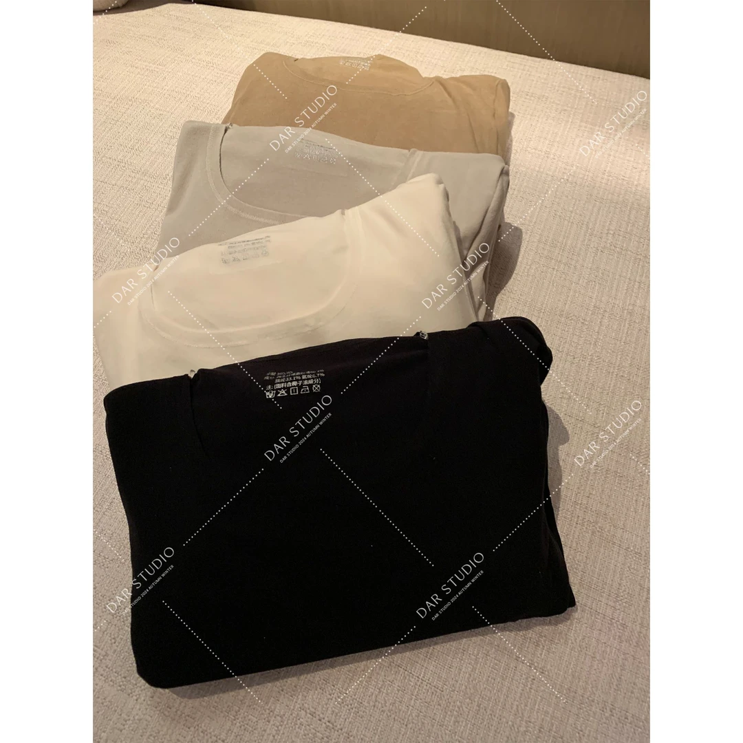 DAR STUDIO 【自留款套装】面料含椰子油成分冬季圆领套装 6051