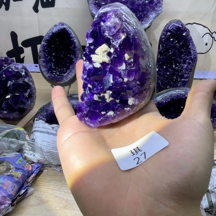 未镶嵌珠宝半成品紫晶