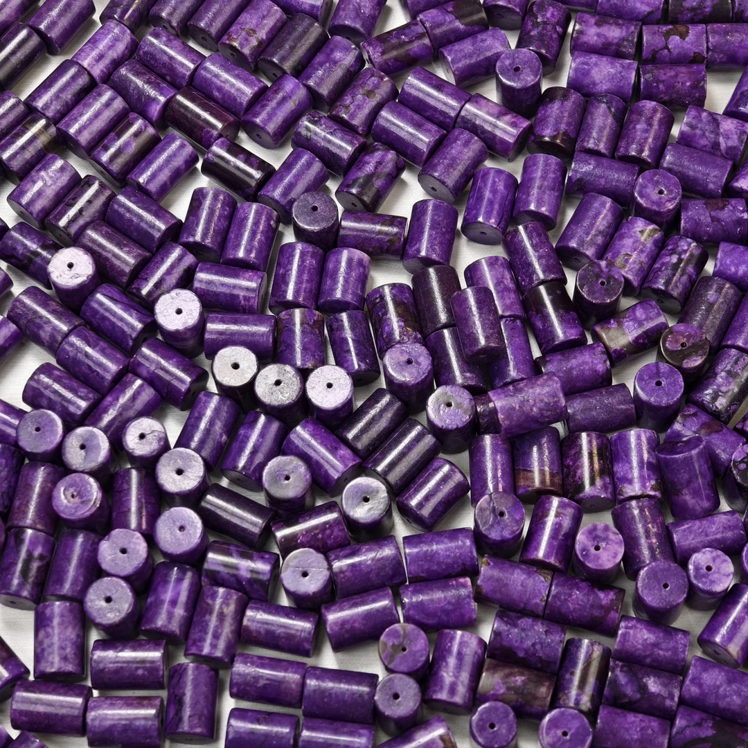 SJL紫桶珠单珠散珠24-166