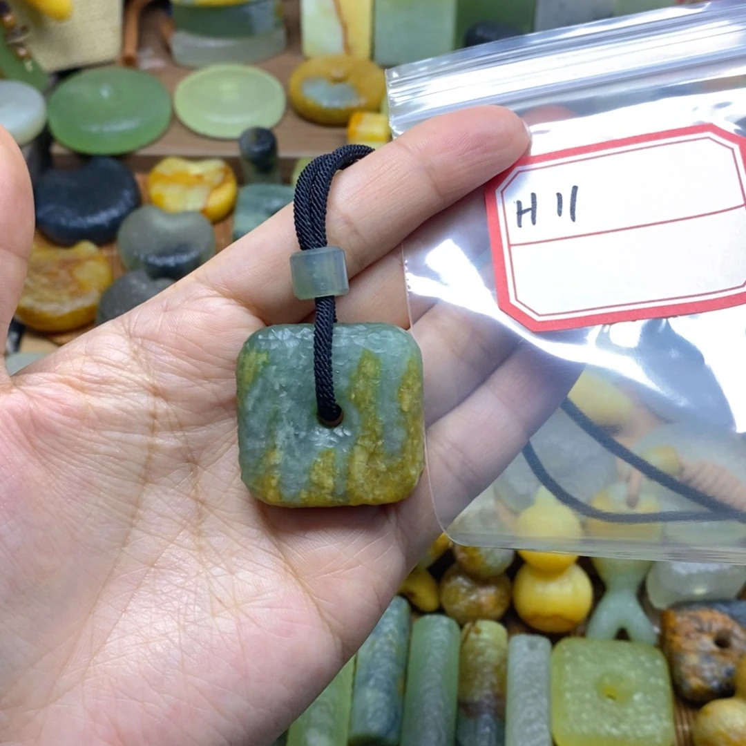 未镶嵌岫玉纯天然用****9