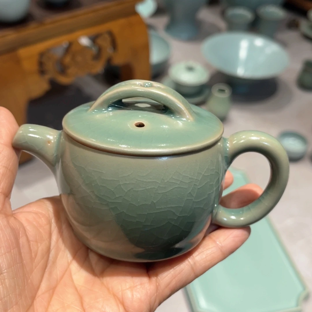 杯子陶仿古瑕疵手工壶哈哈哈哈