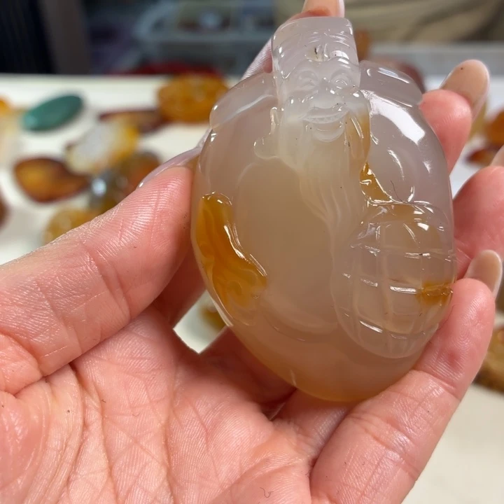 玛瑙/玉髓未镶嵌吊坠(不含链)