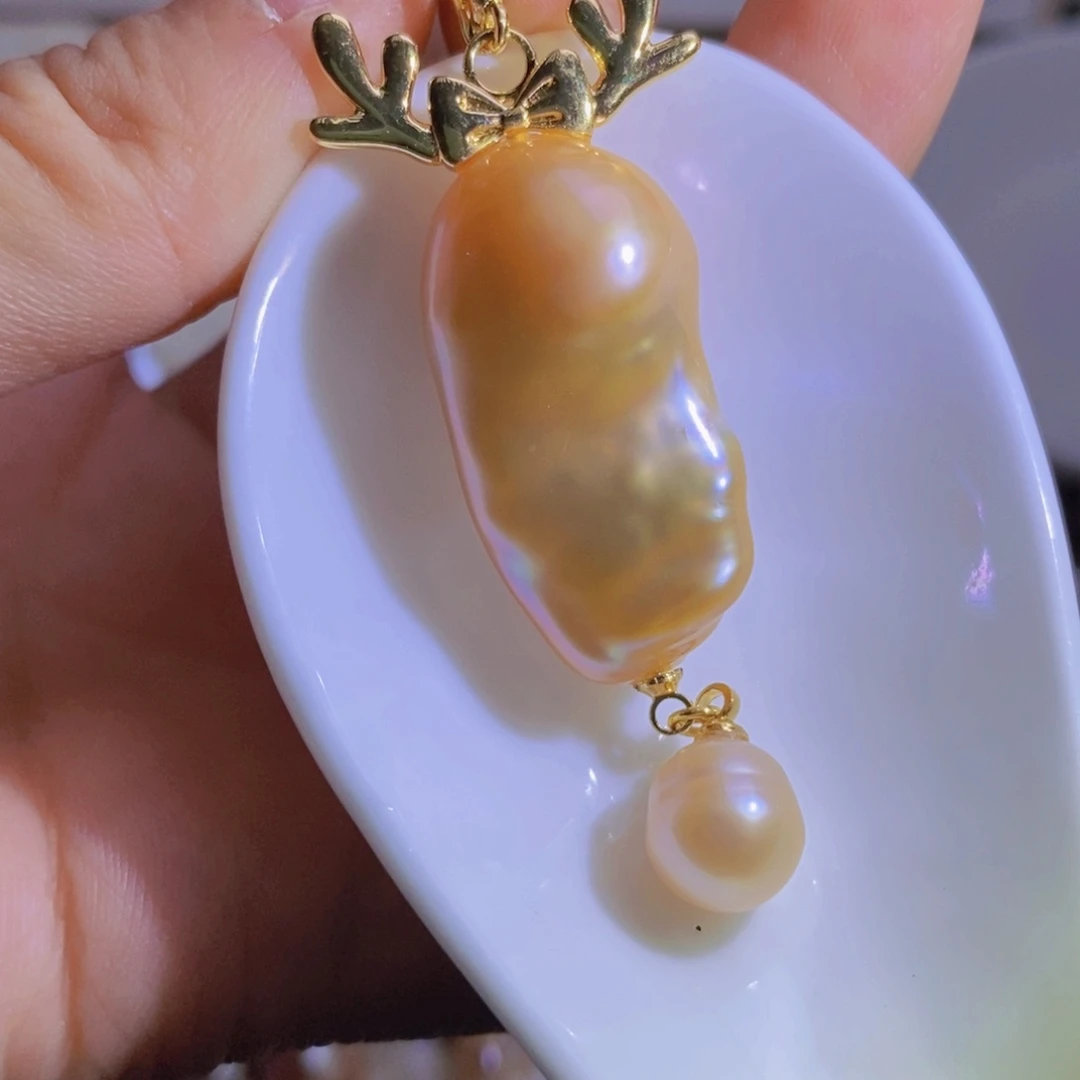 合金特价（不退不换）淡水珍珠