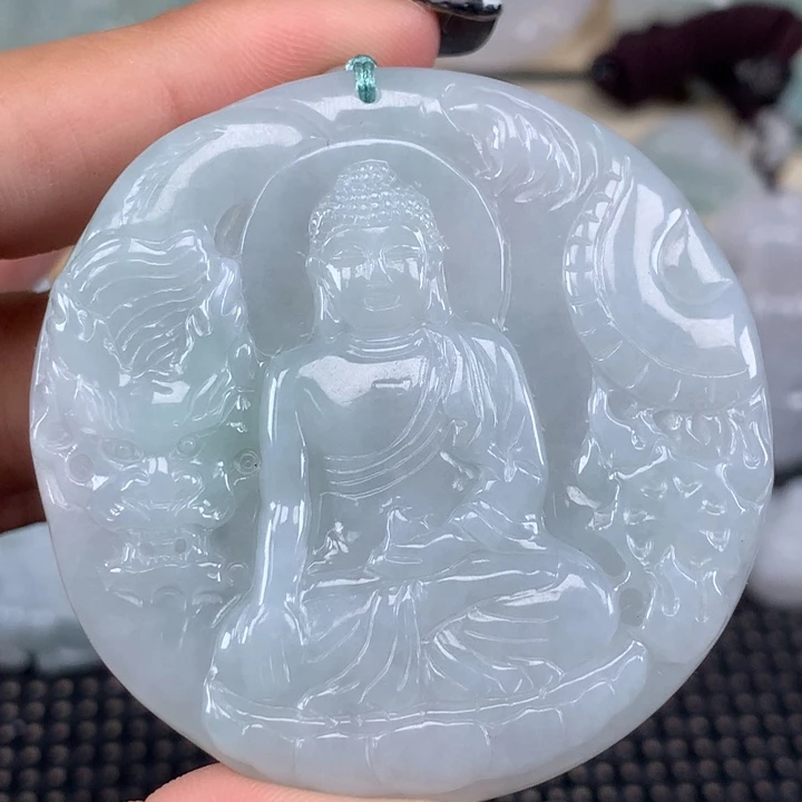 颈饰未镶嵌翡翠阿弥陀佛