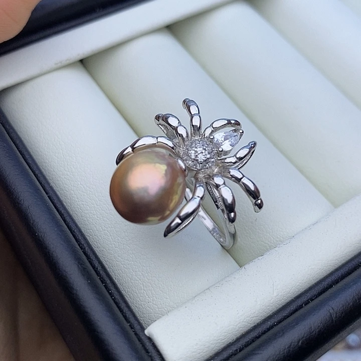 淡水珍珠项链银S925镶嵌