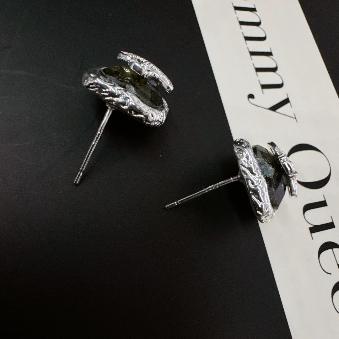 铜合金合成锆石耳饰 娜娜GemmyQueen耳环GQ02291