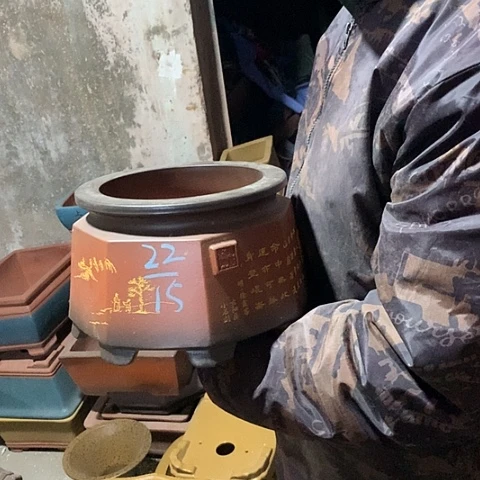 花盆紫砂手工制作