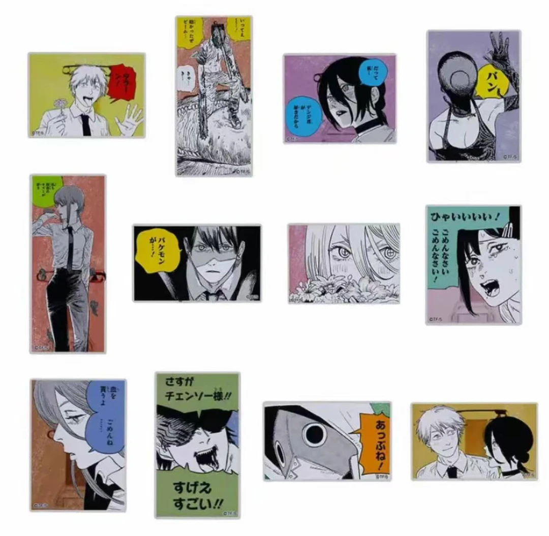 【暖日谷屋】电锯人js原画名言亚克力吧唧徽章(代拆)