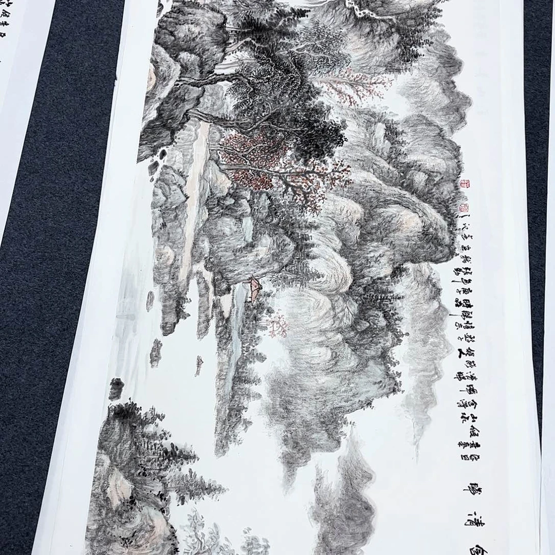 国画宣纸国画纯手绘作品