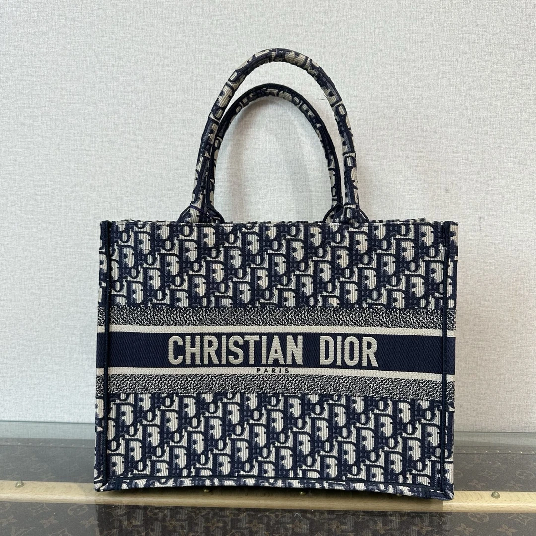 95新 DIOR/迪奥 booktote老花中号托特包 91282