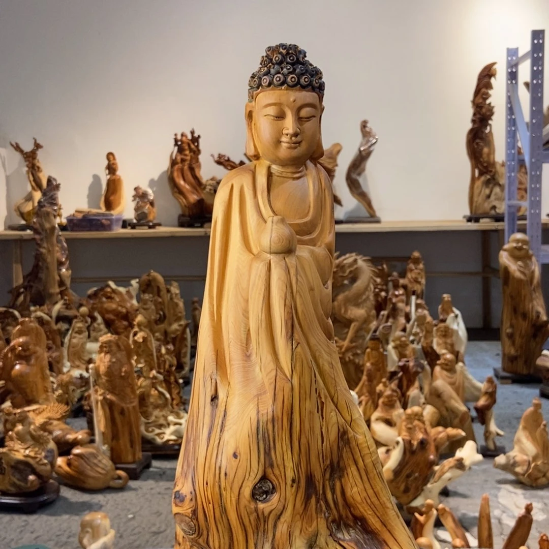 柏木（崖柏）太行崖柏根雕摆件