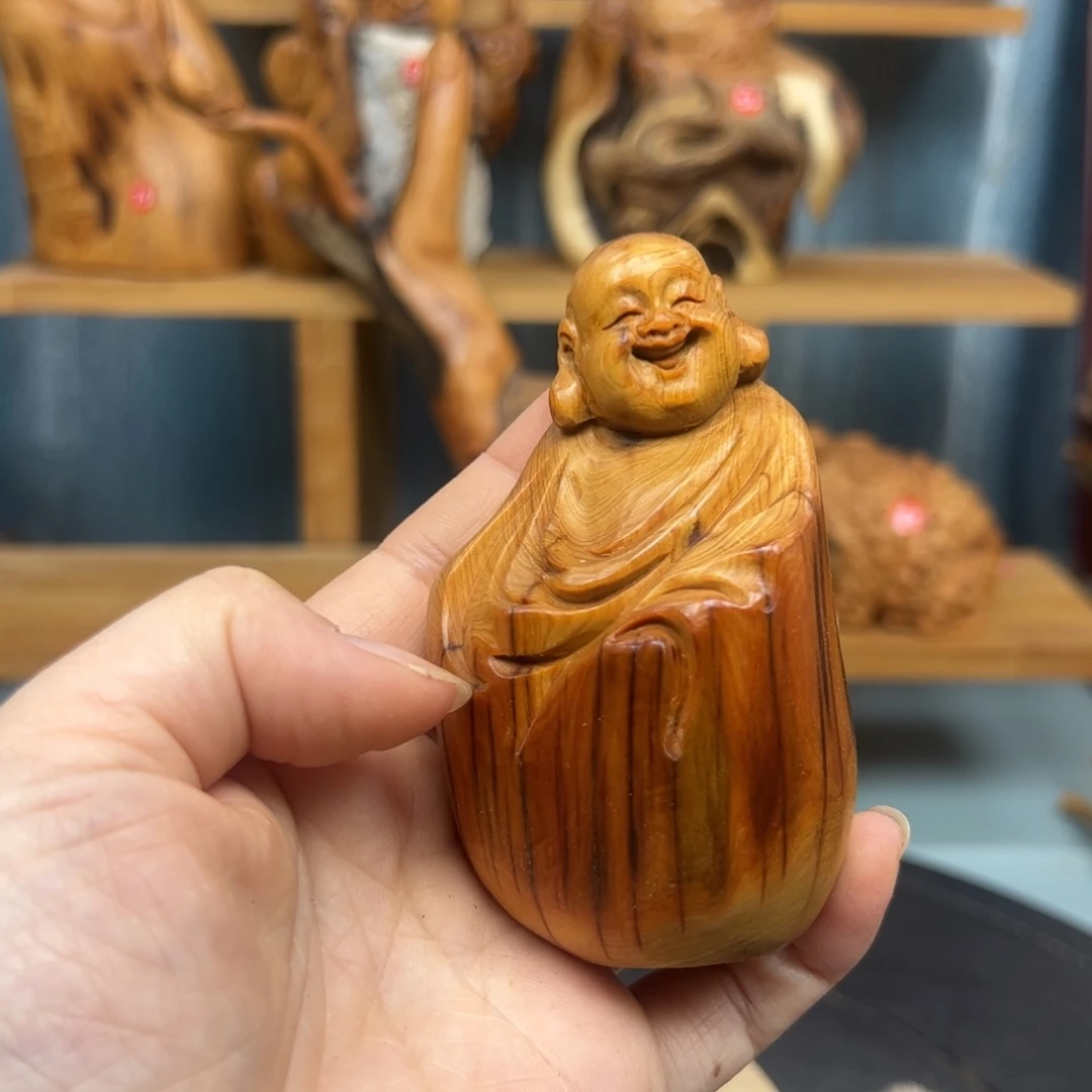 木ö****⁵崖柏木摆件手把件