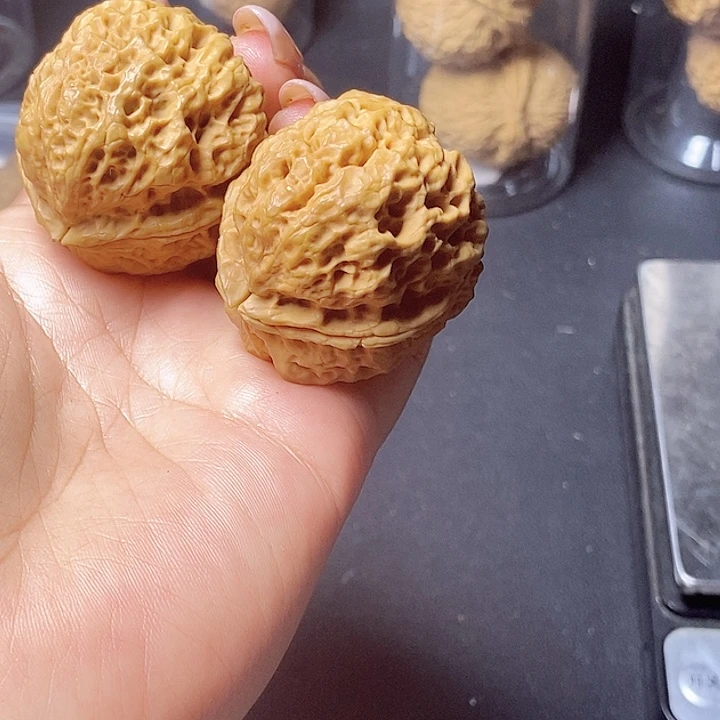 把件文玩核桃74-43mm微磕