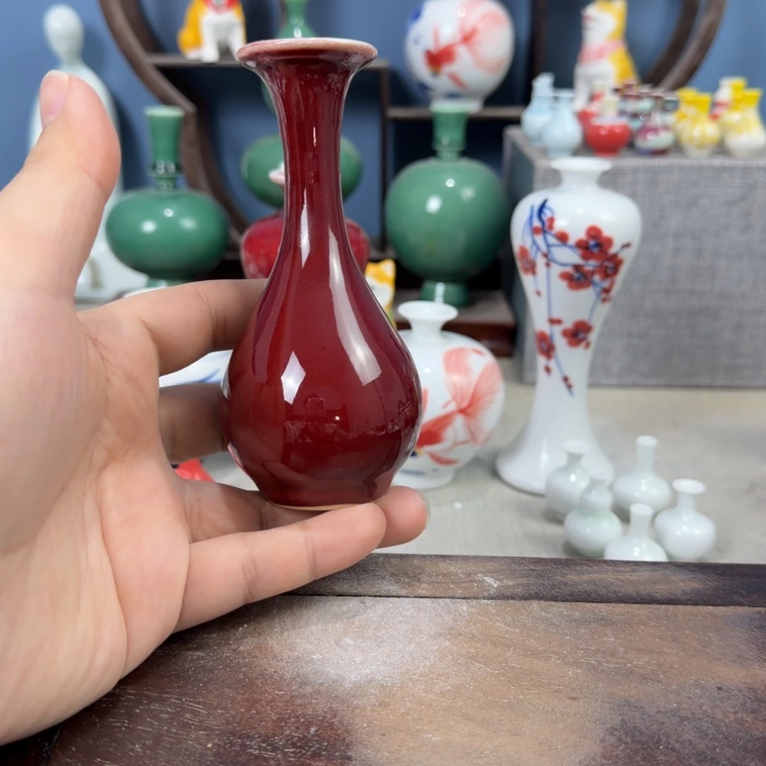 陶瓷手工小花器摆件