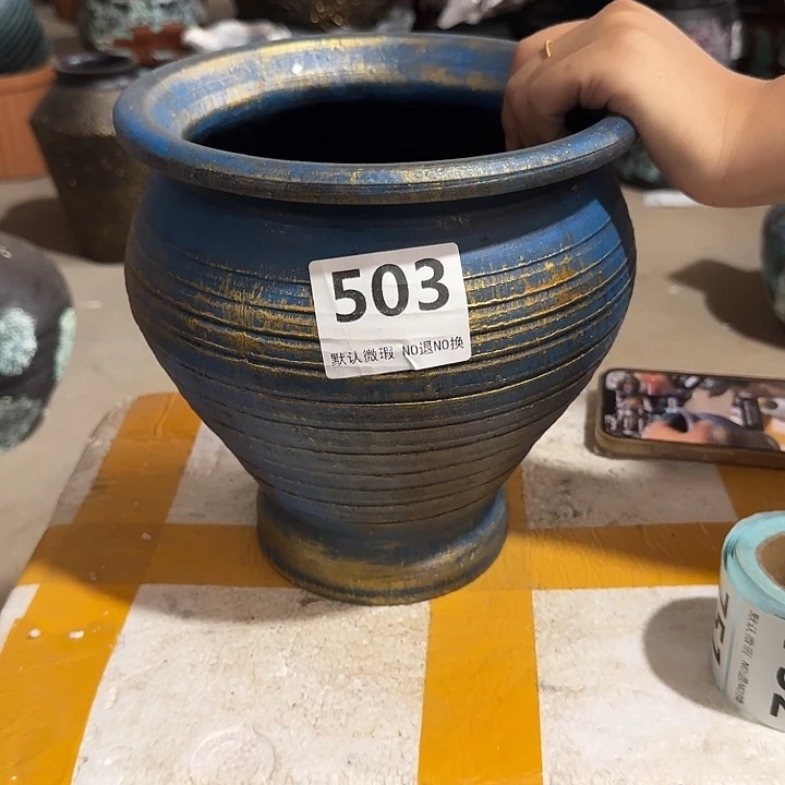 粗陶高度20口径20带孔 503
