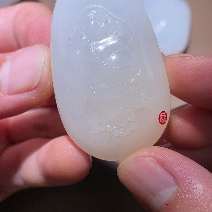 和田玉挂件未镶嵌孺**?D1