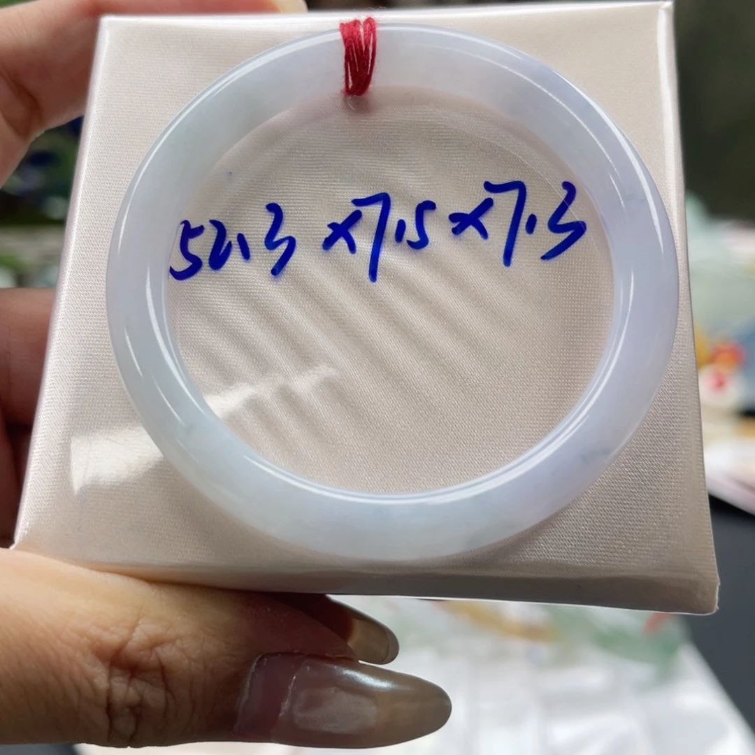 未镶嵌手镯翡翠52圆条