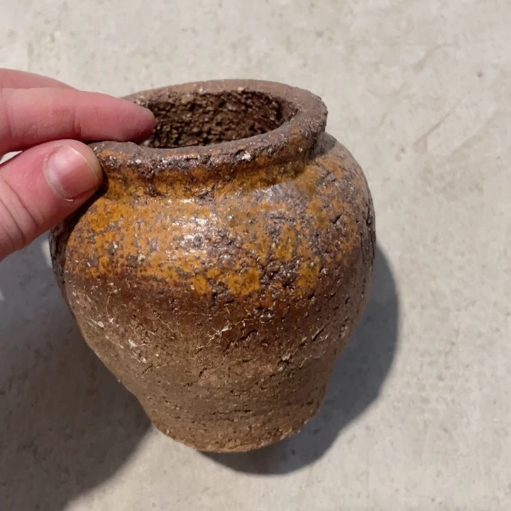 陶瓷半手工花盆9.9发