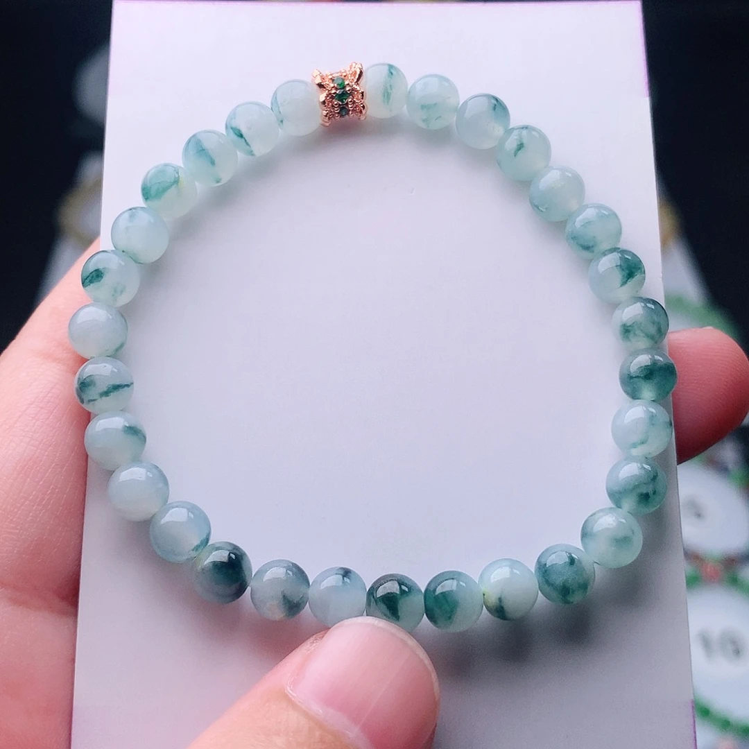 未镶嵌手串翡翠翡翠