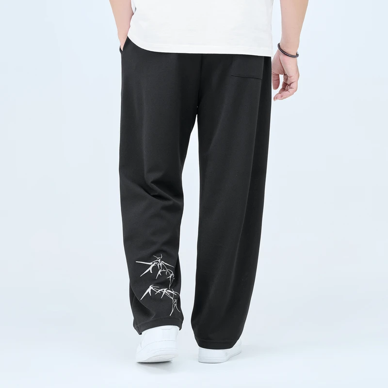 半墨【捡漏】大码男裤新中式直筒长裤男加肥加大胖子复古休闲裤0270