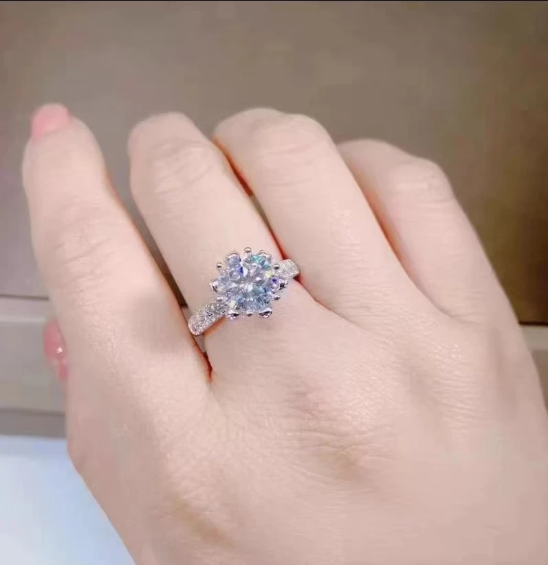 私人订制  手捧花女戒3.0ct