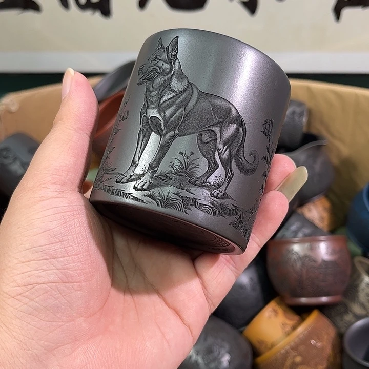 茶杯紫砂全手工紫砂主人杯