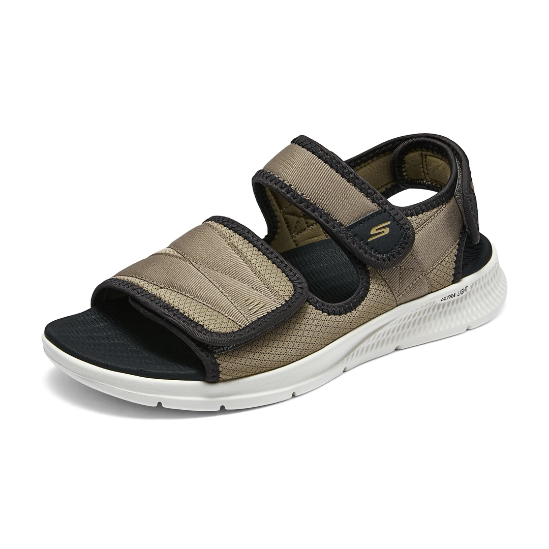 Skechers斯凯奇时尚潮流休闲凉鞋男2025新款缓震耐磨踩屎感沙滩鞋