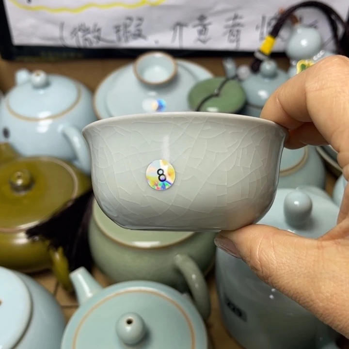 用***6汝州原矿原釉8号月白