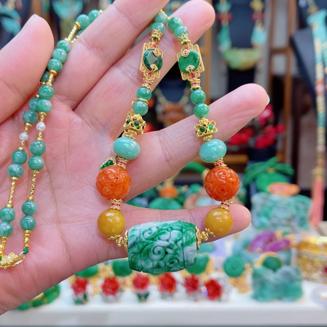 翡翠颈饰合金48小时鉴赏期