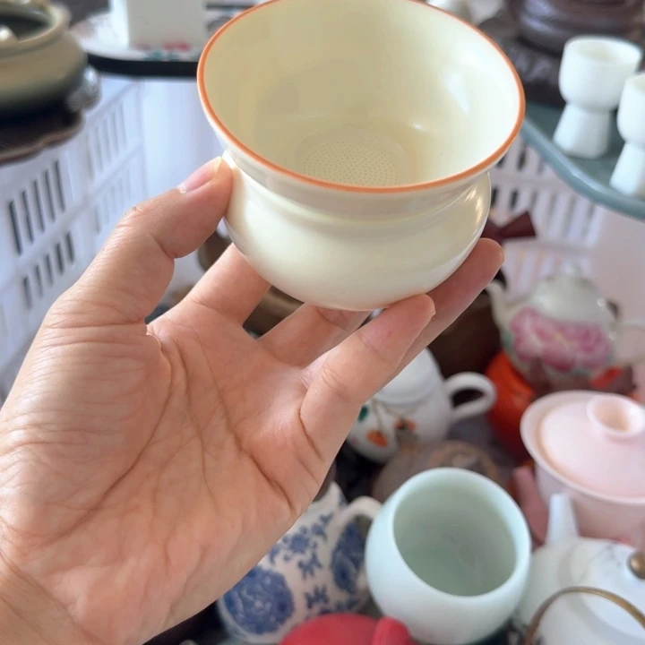微瑕陶瓷茶具茶杯茶壶